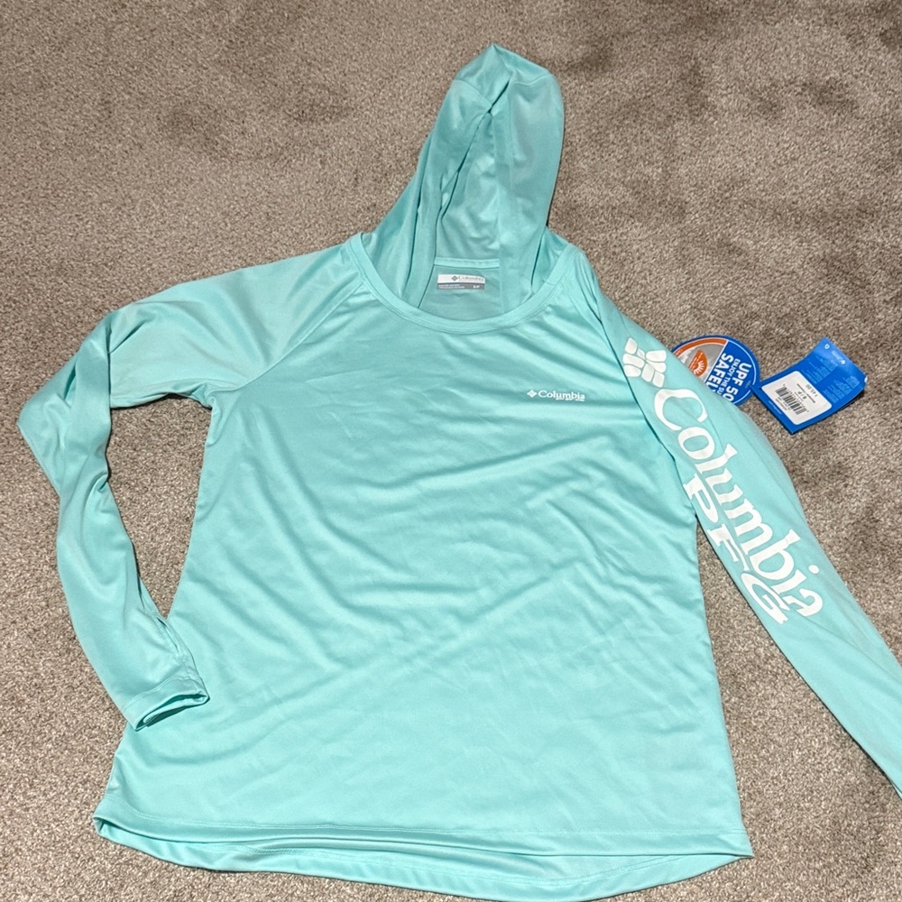 Columbia Turquoise Activewear Top